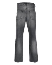 dunkelgraue bestickte Jeans von Courrèges