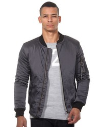 dunkelgraue Bomberjacke von Catch