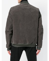 dunkelgraue Bomberjacke von Rick Owens DRKSHDW