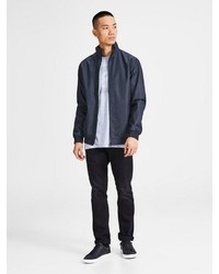 dunkelgraue Bomberjacke von Jack & Jones