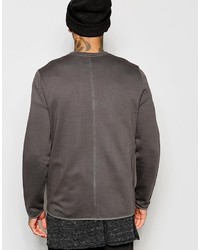 dunkelgraue Bomberjacke von Asos