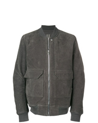 dunkelgraue Bomberjacke von Rick Owens DRKSHDW