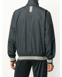 dunkelgraue Bomberjacke von Ea7 Emporio Armani