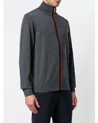 dunkelgraue Bomberjacke von Ps By Paul Smith