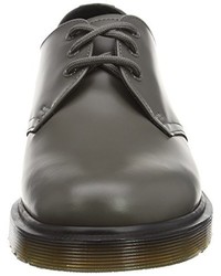 dunkelgraue Business Schuhe von Dr. Martens