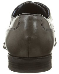 dunkelgraue Business Schuhe von Geox