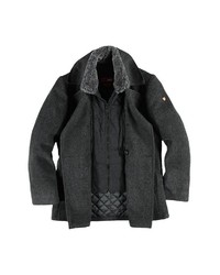 dunkelgraue Cabanjacke von EMILIO ADANI