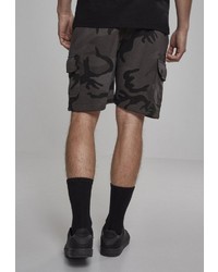 dunkelgraue Camouflage Shorts von Urban Classics