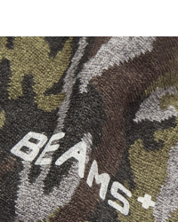 dunkelgraue Camouflage Socken von Beams