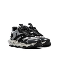 dunkelgraue Camouflage Sportschuhe von Valentino