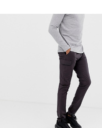 dunkelgraue Cargohose von ASOS DESIGN