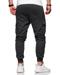 dunkelgraue Cargohose von behype