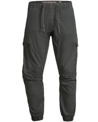 dunkelgraue Cargohose von INDICODE