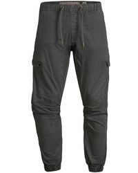 dunkelgraue Cargohose von INDICODE