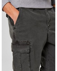 dunkelgraue Cargohose von Selected Homme