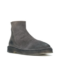 dunkelgraue Chelsea Boots aus Leder von Marsèll