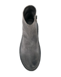 dunkelgraue Chelsea Boots aus Leder von Marsèll