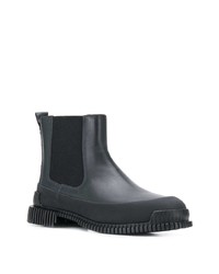 dunkelgraue Chelsea Boots aus Leder von Camper