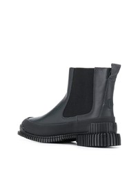 dunkelgraue Chelsea Boots aus Leder von Camper