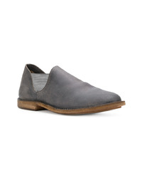 dunkelgraue Chelsea Boots aus Leder von Fiorentini+Baker