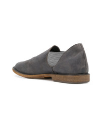 dunkelgraue Chelsea Boots aus Leder von Fiorentini+Baker