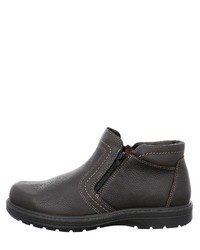 dunkelgraue Chelsea Boots aus Leder von Jomos