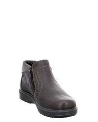 dunkelgraue Chelsea Boots aus Leder von Jomos