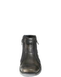 dunkelgraue Chelsea Boots aus Leder von KRISBUT