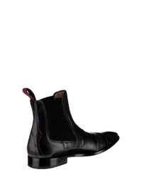 dunkelgraue Chelsea Boots aus Leder von Melvin&Hamilton