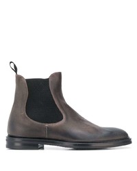 dunkelgraue Chelsea Boots aus Leder von Scarosso