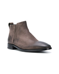 dunkelgraue Chelsea Boots aus Leder von Pete Sorensen