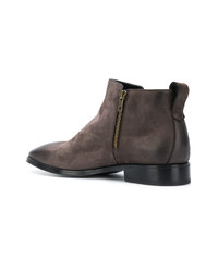 dunkelgraue Chelsea Boots aus Leder von Pete Sorensen