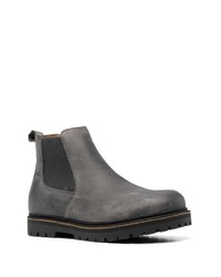 dunkelgraue Chelsea Boots aus Leder von Birkenstock