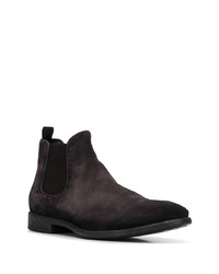 dunkelgraue Chelsea Boots aus Wildleder von Officine Creative