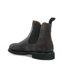 dunkelgraue Chelsea Boots aus Wildleder von Doucal's