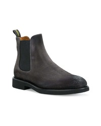 dunkelgraue Chelsea Boots aus Wildleder von Doucal's