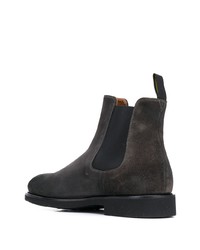 dunkelgraue Chelsea Boots aus Wildleder von Doucal's