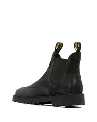 dunkelgraue Chelsea Boots aus Wildleder von Doucal's