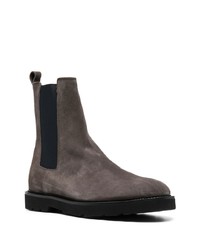 dunkelgraue Chelsea Boots aus Wildleder von Paul Smith