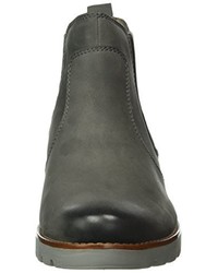 dunkelgraue Chelsea Boots von Jana