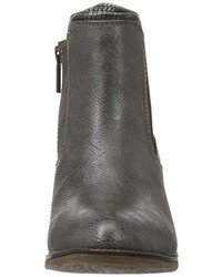 dunkelgraue Chelsea Boots von Mustang