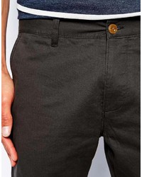 dunkelgraue Chinohose von Asos