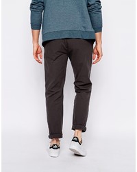 dunkelgraue Chinohose von Asos