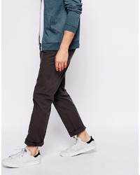 dunkelgraue Chinohose von Asos