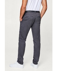 dunkelgraue Chinohose von edc by Esprit