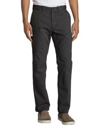 dunkelgraue Chinohose von Eddie Bauer