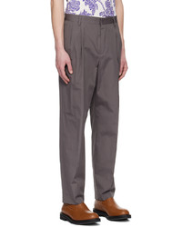 dunkelgraue Chinohose von Dries Van Noten