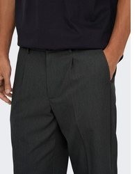 dunkelgraue Chinohose von ONLY & SONS
