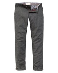 dunkelgraue Chinohose von REDPOINT