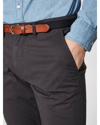 dunkelgraue Chinohose von Selected Homme